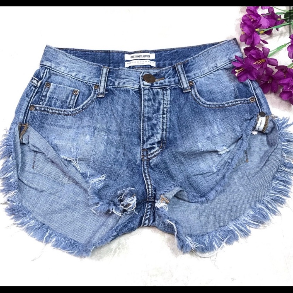One teaspoon blue shorts